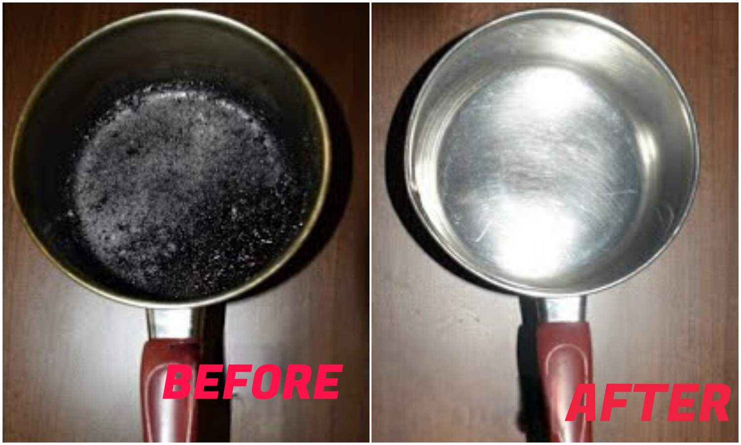 How to clean Burned Steel Utensils എത്ര കരി പിടിച്ച പത്രവും ഇനി