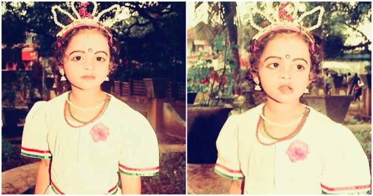 സ്കൂൾ കലോത്സവത്തിൽ പങ്കെടുക്കാനായി ഒരുങ്ങി നിൽക്കുന്ന ഈ കൊച്ചുമിടുക്കി ആരെന്ന് മനസ്സിലായോ ? | Celebrity childhood photo