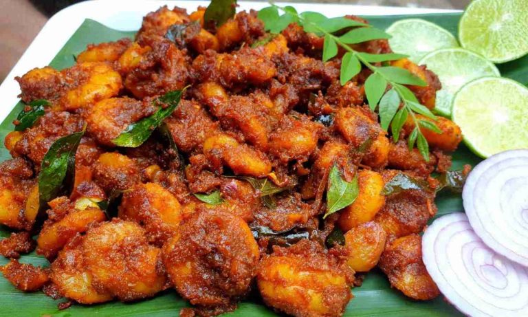 Kerala Style Chemmeen Fry recipe