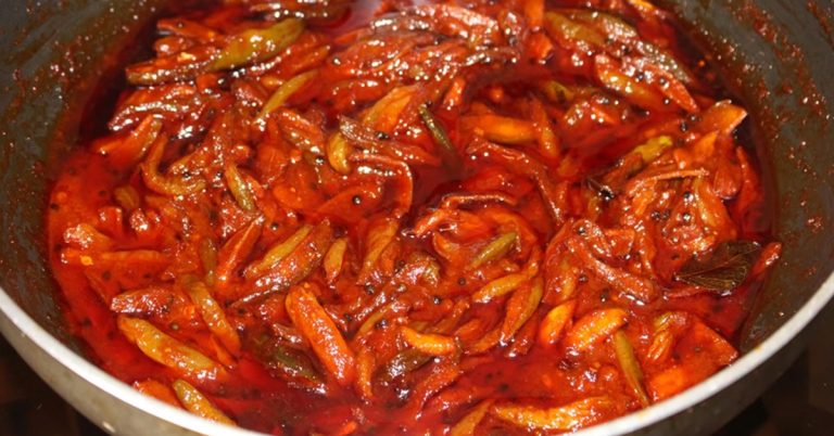 Easy Tasty Irumbhan Puli Achar Recipe