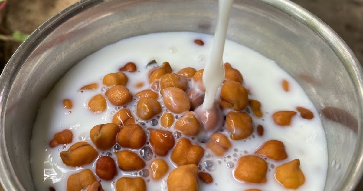 Easy kadala Milk snack Recipe