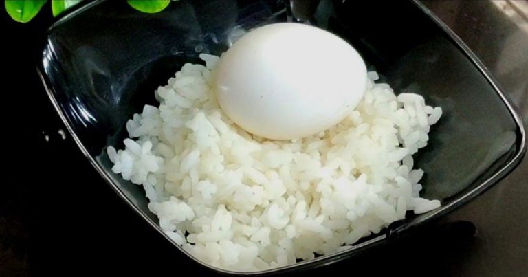 Rice and egg recipe