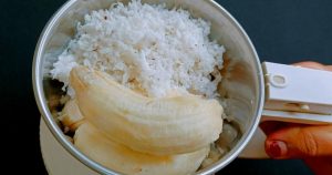 Tasty Coconut Banana Snack