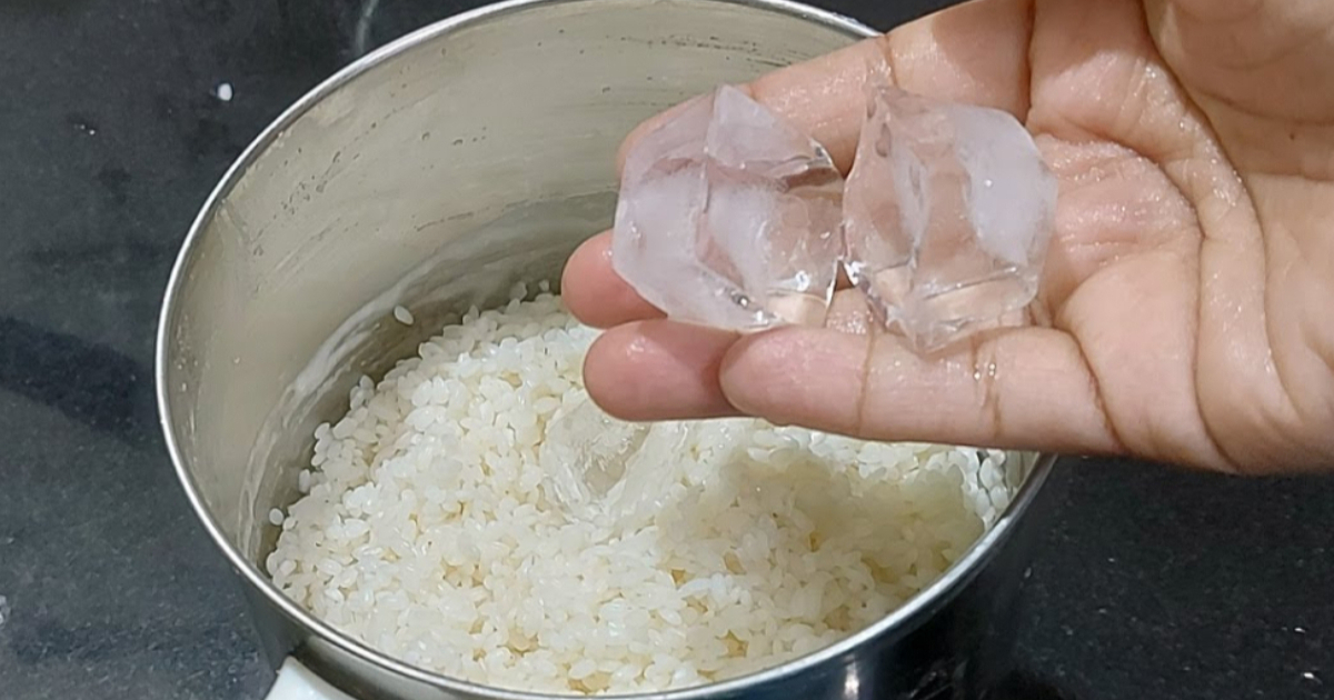 Idli Batter using Ice cube