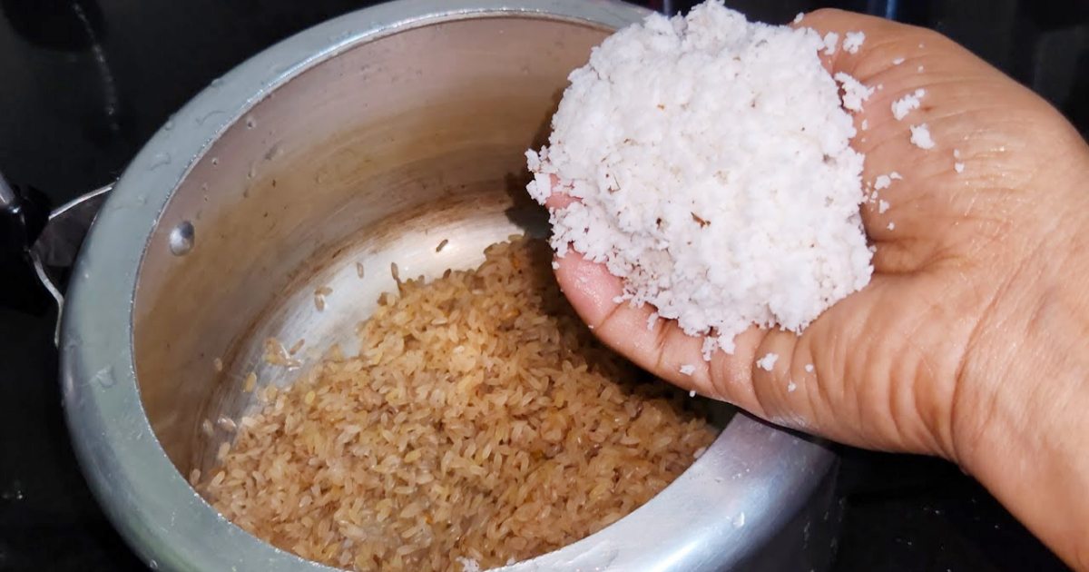 Tasty snack using Matta rice