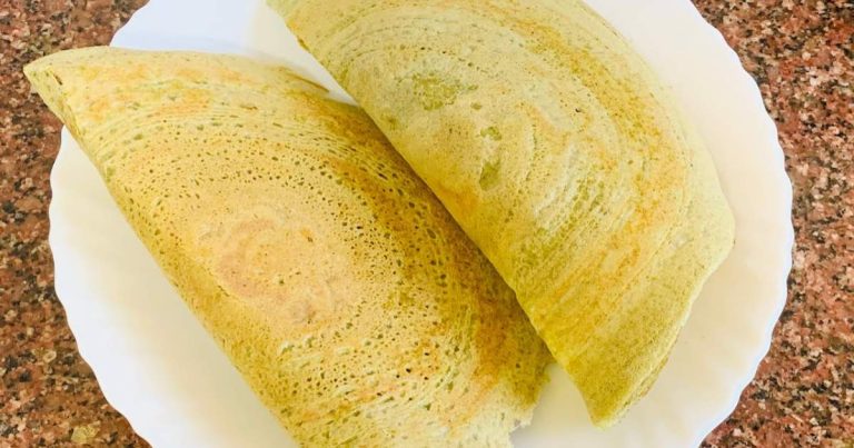 Healthy Cherupayar Dosa Breakfast Recipes