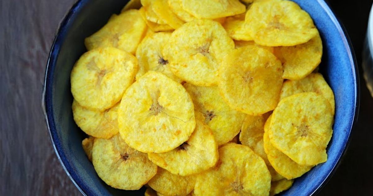 Kerala Style Crispy Banana Chips Recipe