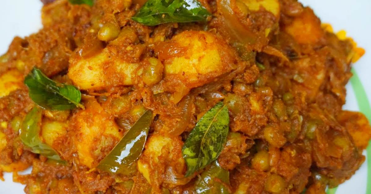 Kerala sadya style potato masala curry Recipe