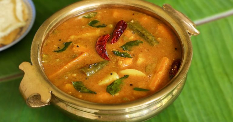 Varutharacha Sambar Recipe