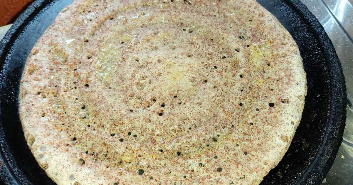 crispy ragi dosa