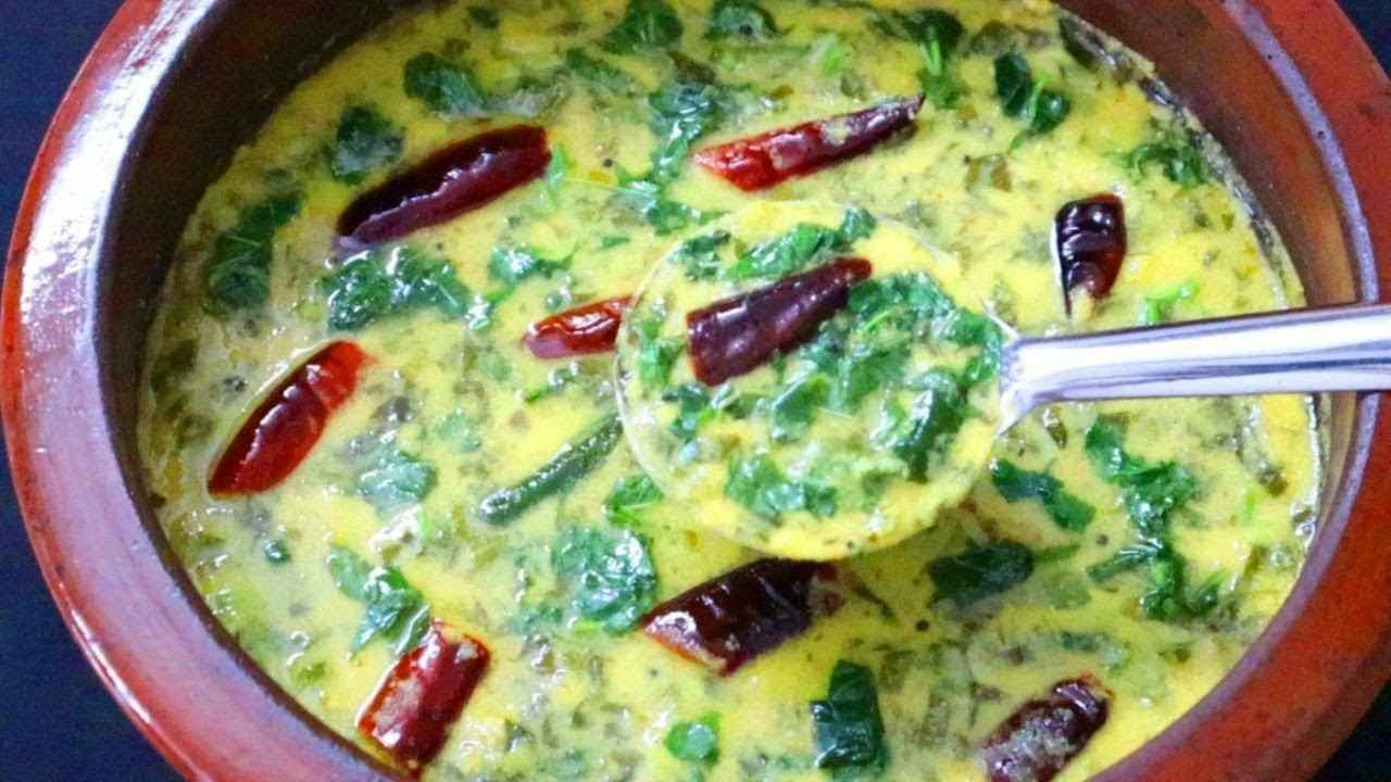 Dal Cheera Spinach Curry Recipe