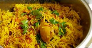 Pressure Cooker Chicken Biriyani recipe