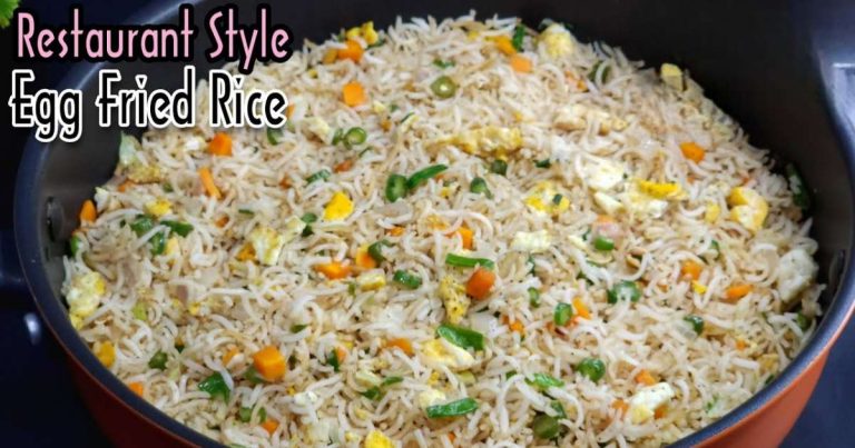 Easy Egg Fried Rice Restaurant Style recipe