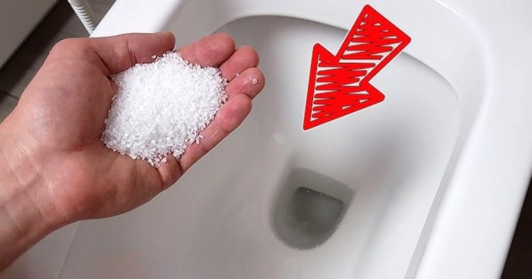 bathroom cleaning tip using salt