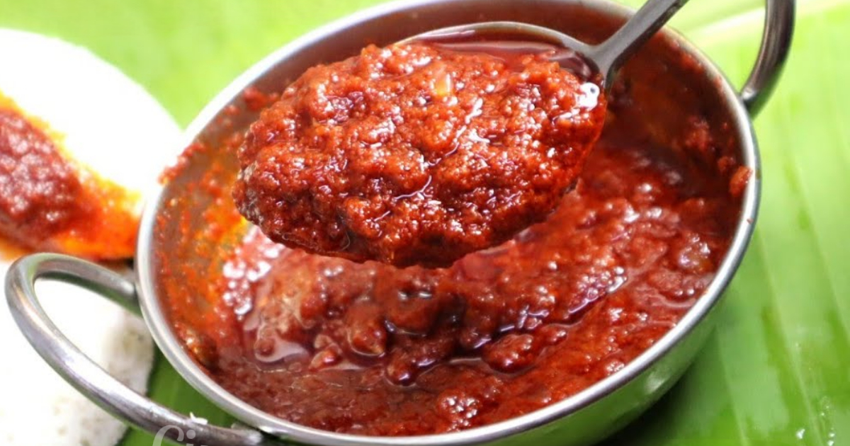 Chilli Chutney Recipe for Dosa