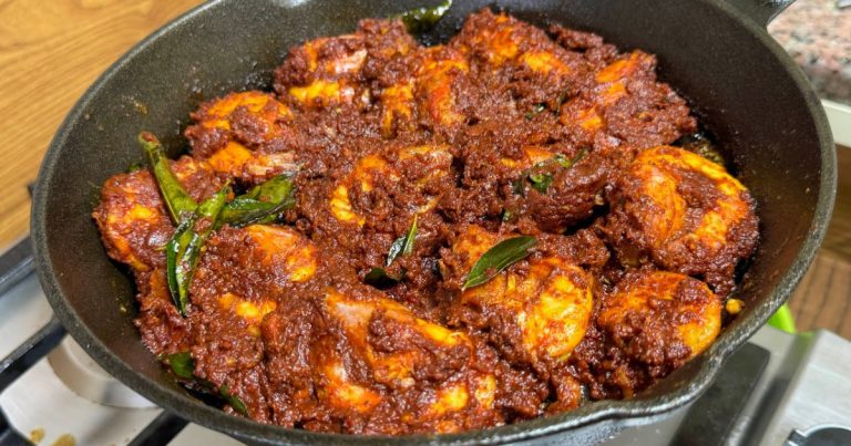 Prawns Ghee Roast Recipe