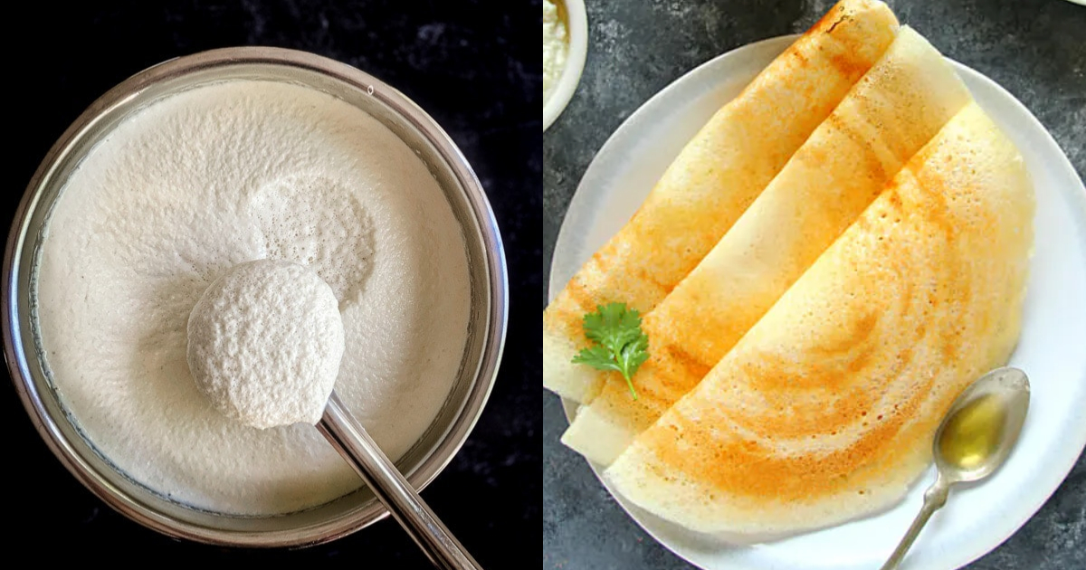 Perfect Idli Dosa Batter Recipe