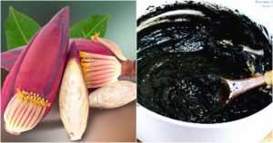 Natural-hair-dye-Using-Banana-Flower-At-Home