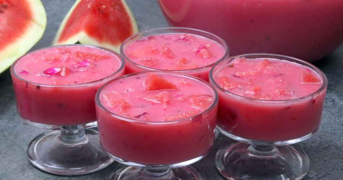 Creamy Watermelon Drink Recipe