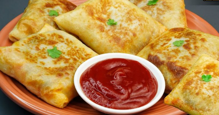 Crispy Egg Masala Dosa Pockets